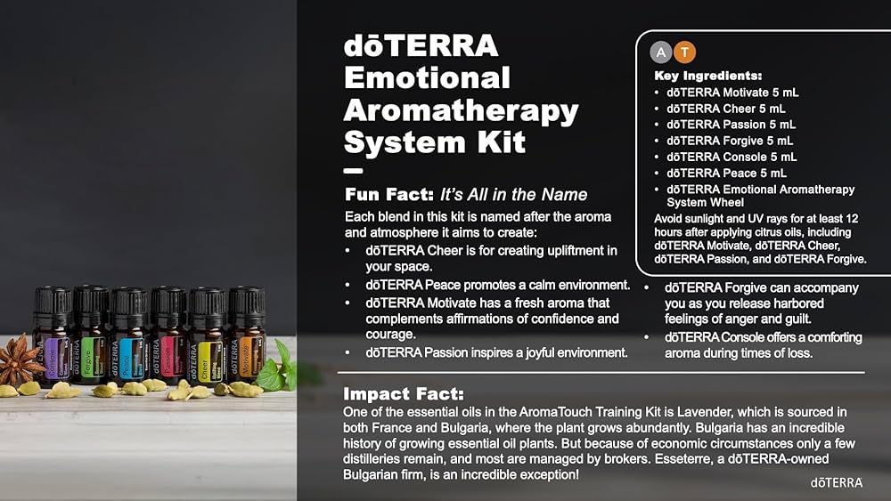 dōTERRA Emotional Aromatherapy 6本セット Amazon.com: doTERRA - Aromatherapy System Touch Kit - 6 Roll